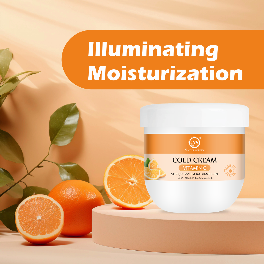 Nuerma Science Vitamin C Cold Cream for Soft, Supple & Radiant Skin | Grocsy