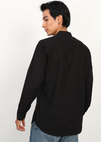 Fabmade Noir Linen Short Kurta | Grocsy