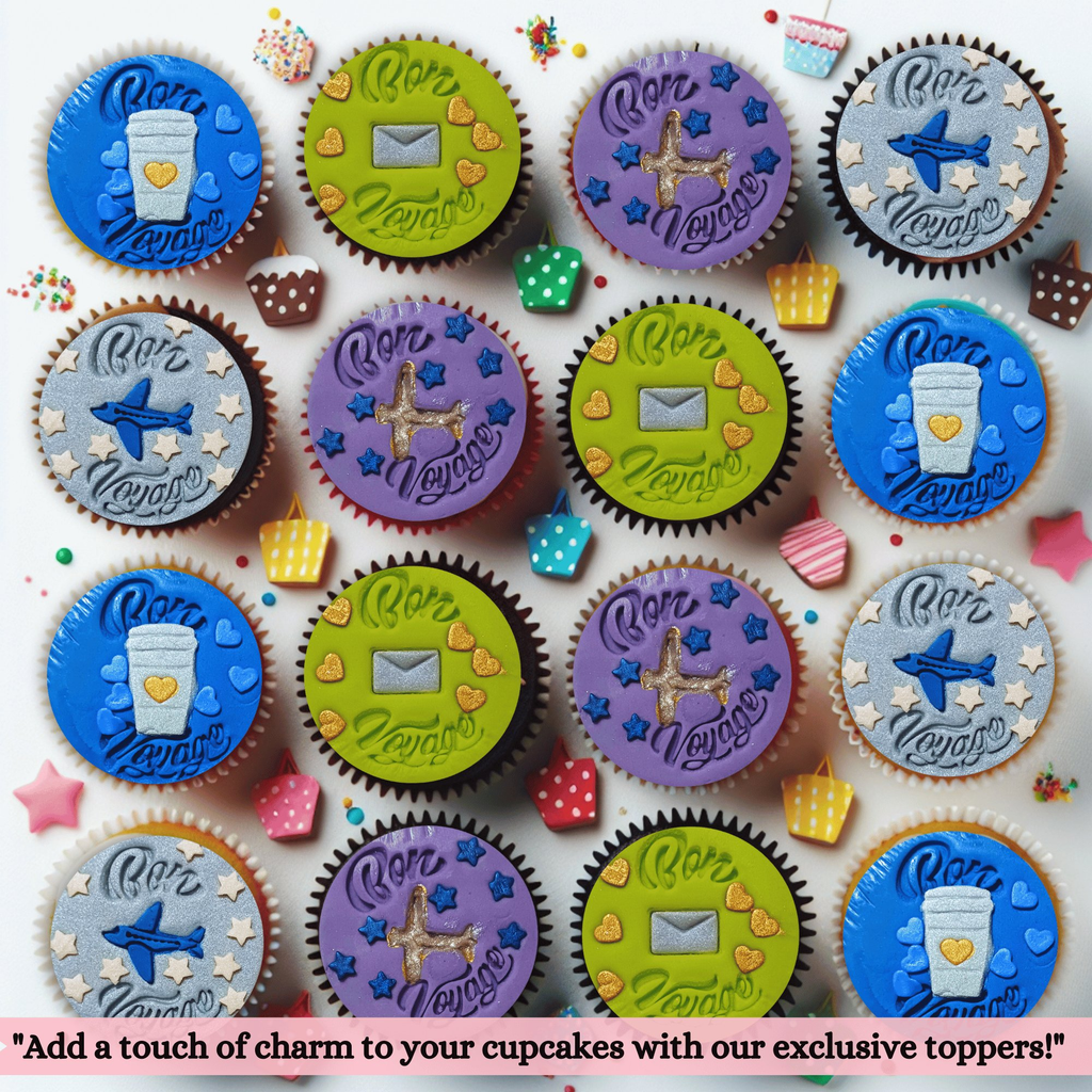 Confect Bon Voyage | Edible Celebration Topper | Grocsy