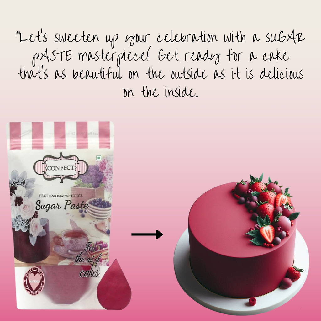 Confect Burgundy Fondant | Edible Sugarpaste | Grocsy