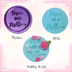 Confect Toppers Cutters | Celebration Topper Cutter | Cake & Cupcake Decorating (MDay-Cutters-04) | Grocsy