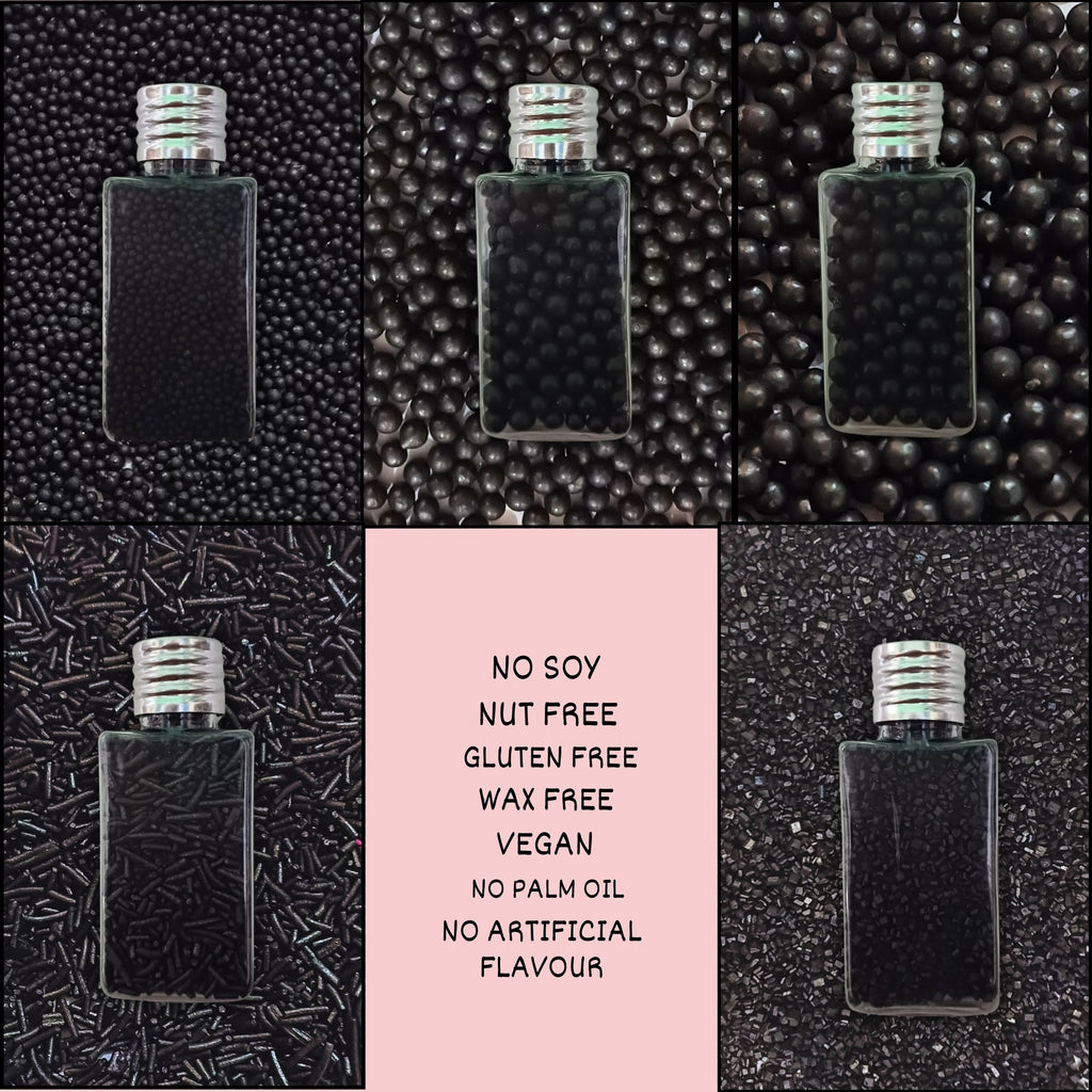 Confect Sprinkles for Cakes & Cupcakes Decoration | USP-19(Black) | Grocsy