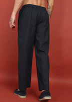 Fabmade Midnight Ease Relaxed-Fit Trousers | Grocsy