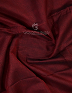 Kalanetha Maroon Coloured Pure Narayanpet Cotton Saree By Gayathri Reddy Designer Studio | Grocsy