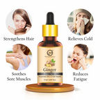 Nuerma Science Pure Ginger Oil For Skin, Body & Hair Care | Grocsy