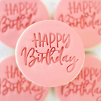 Confect Celebration Stencils Toppers Cutters | Celebration Topper Cutter (Happy Birthday 01) | Grocsy
