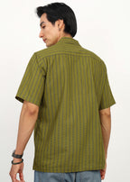 Fabmade Olive Rhythm Shirt | Grocsy