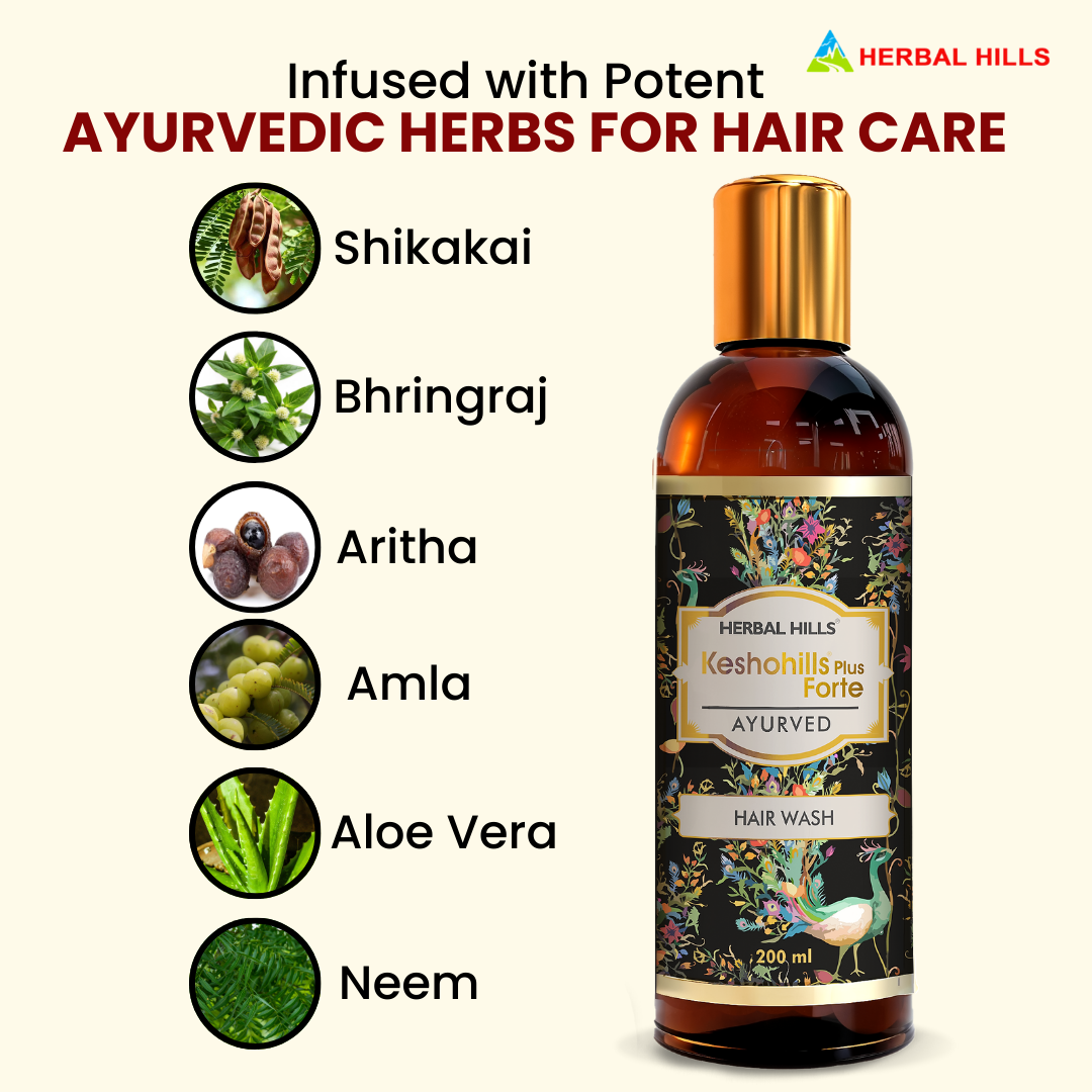 Herbal Hills Keshohills Plus Forte Hair Wash | Grocsy