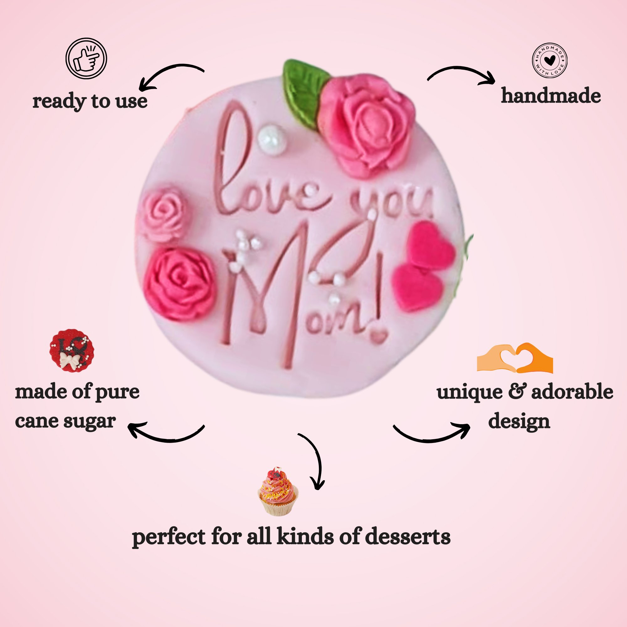 Confect Edible Mother's Day Topper 03 | Grocsy