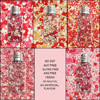 Confect Valentine Sprinkles | 08 Edible Decoration for Baking & Dessert | Grocsy