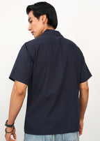 Fabmade Midnight Bloom Linen Shirt | Grocsy