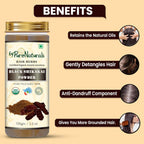 byPureNaturals Organic Black Shikakai Powder | Grocsy