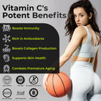 Health Veda Organics Natural Vitamin C Tablets For Skin & Health | Grocsy