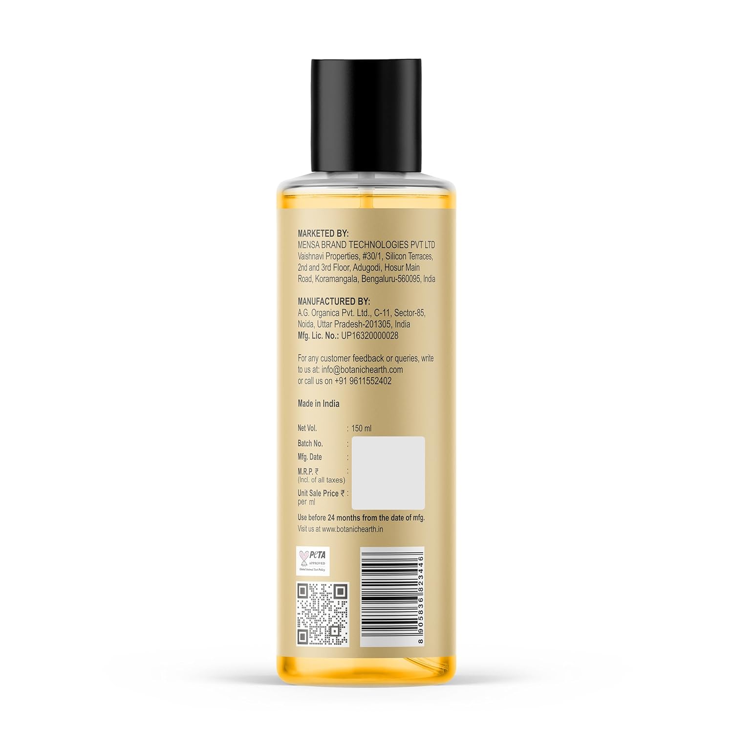 Botanic Hearth 100% Pure & Natural Cold Pressed Castor Oil | Grocsy