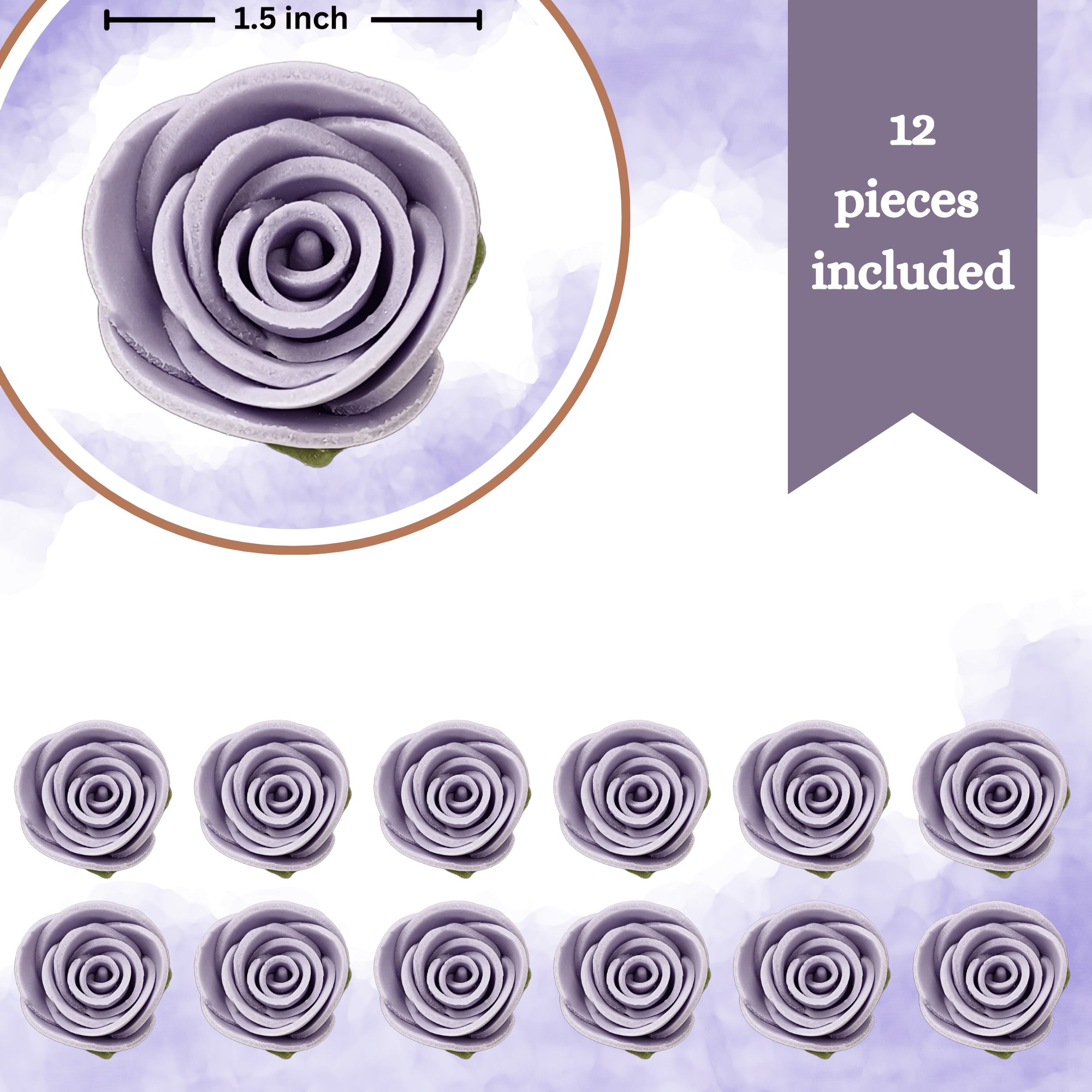 Confect Lavender | Edible Sugar Flowers | Grocsy