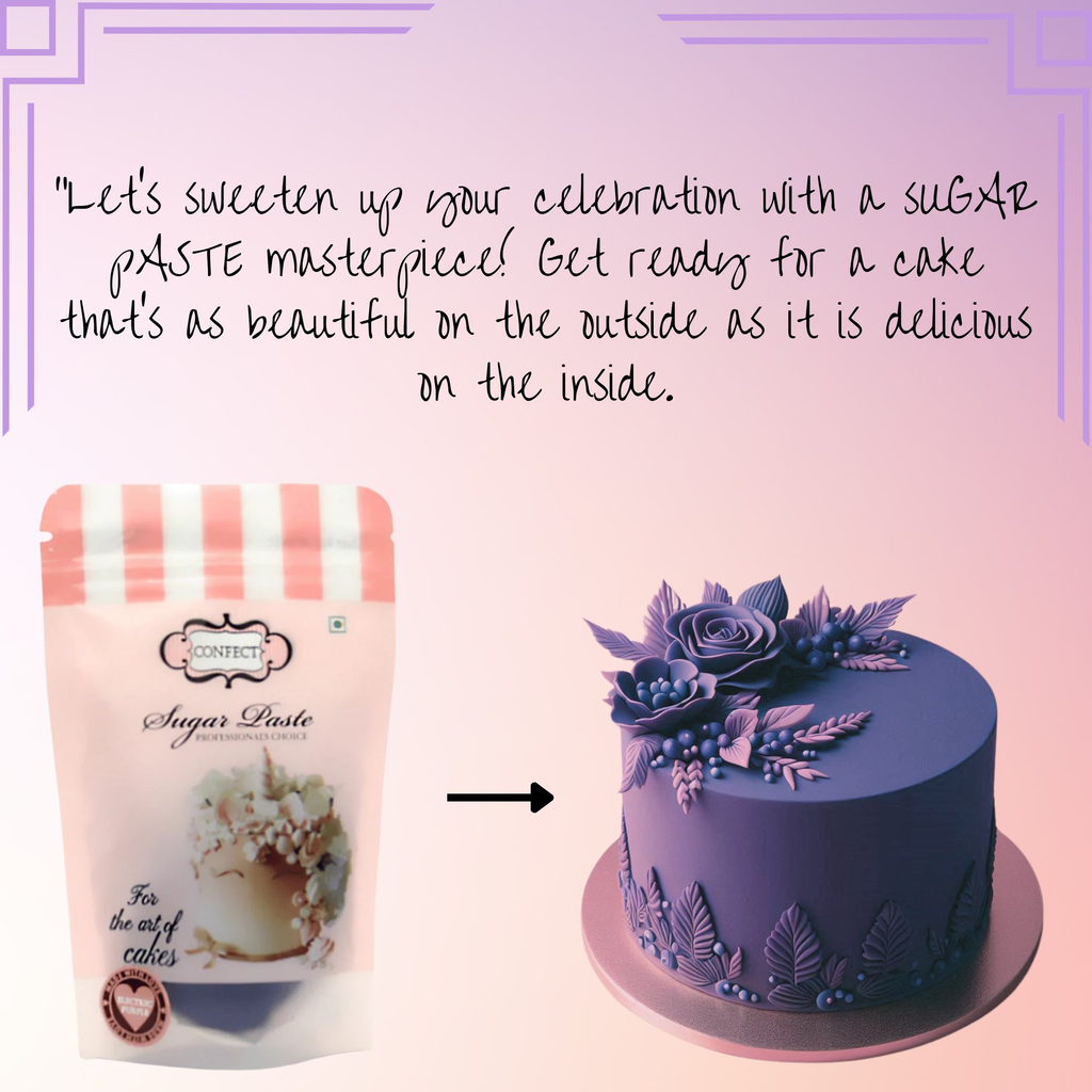 Confect Electric Purple Fondant | Edible Sugarpaste | Grocsy