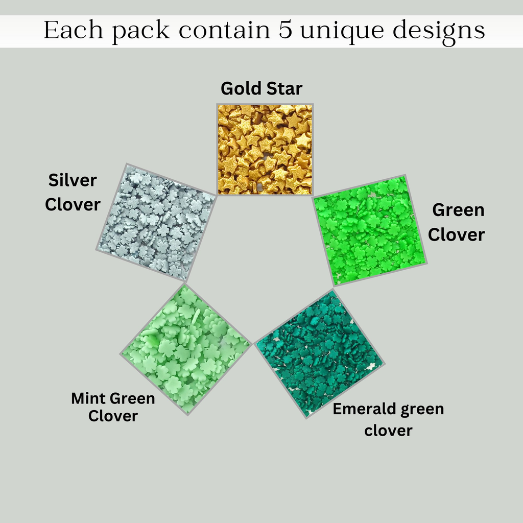 Confect St. Patrick's Sprinkles Multipack 6 | Grocsy