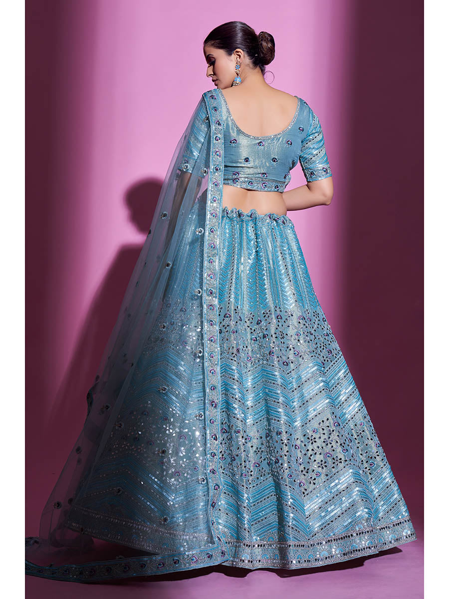 Myra Firozi Gota Silk Embroidered Designer Lehenga Choli | Grocsy