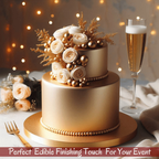 Confect Champagne Gold | Edible Sugar Paste | Grocsy