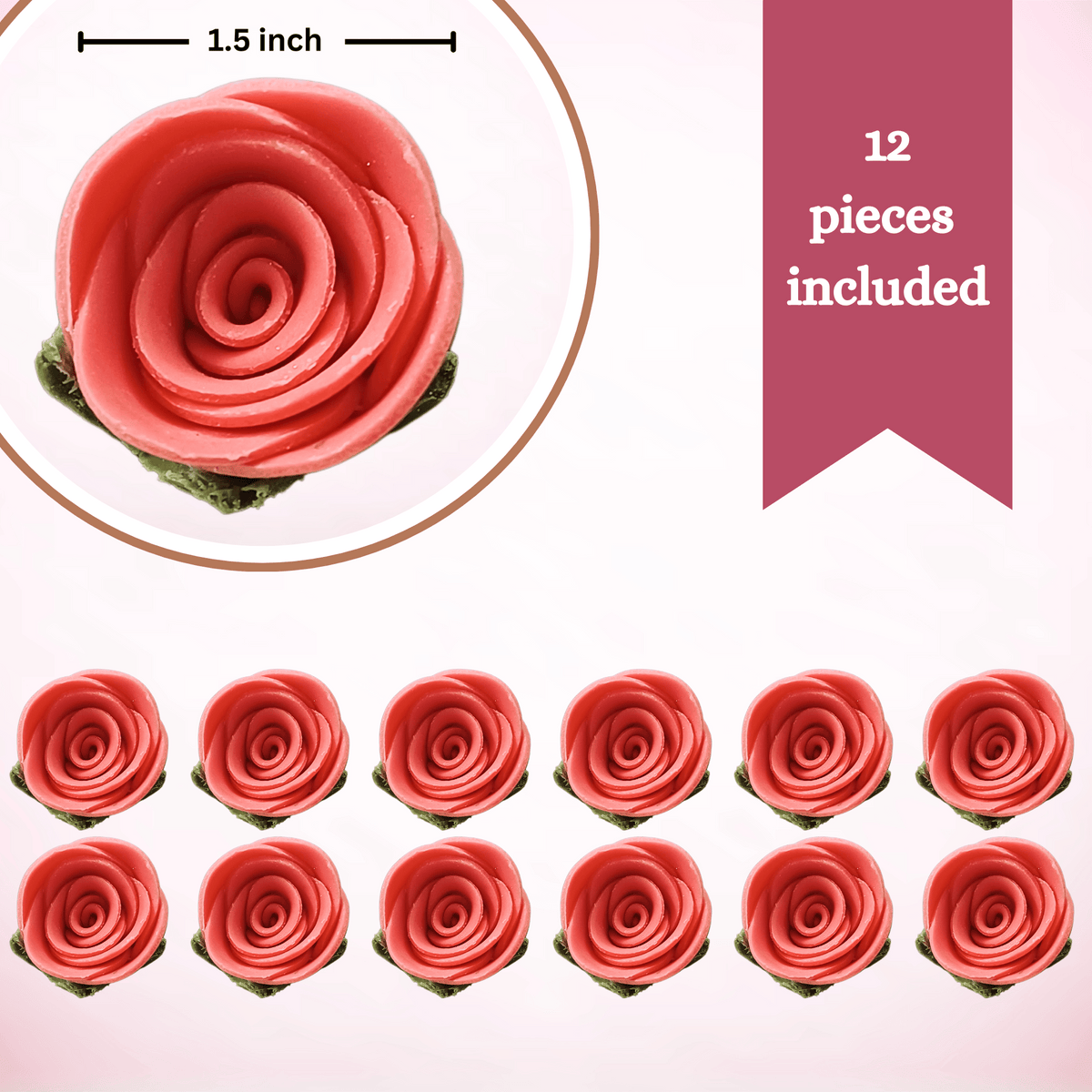 Confect Coral | Edible Sugar Flowers | Grocsy
