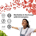Health Veda Organics Plant Based Vitamin B-12 Capsules | Grocsy