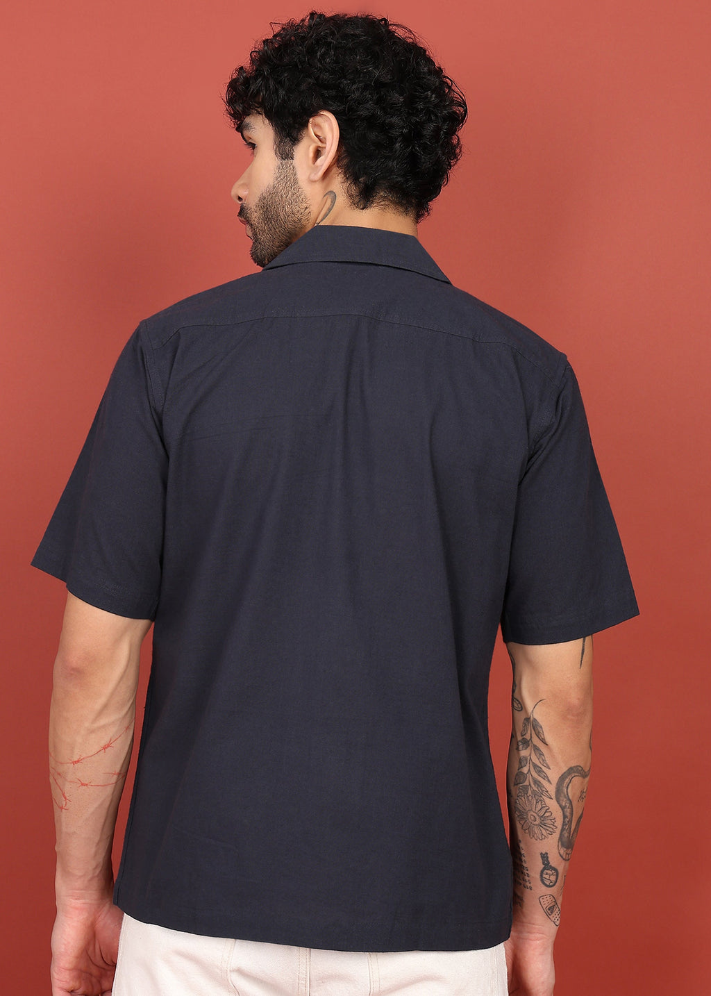 Fabmade Midnight Bloom Printed Shirt | Grocsy