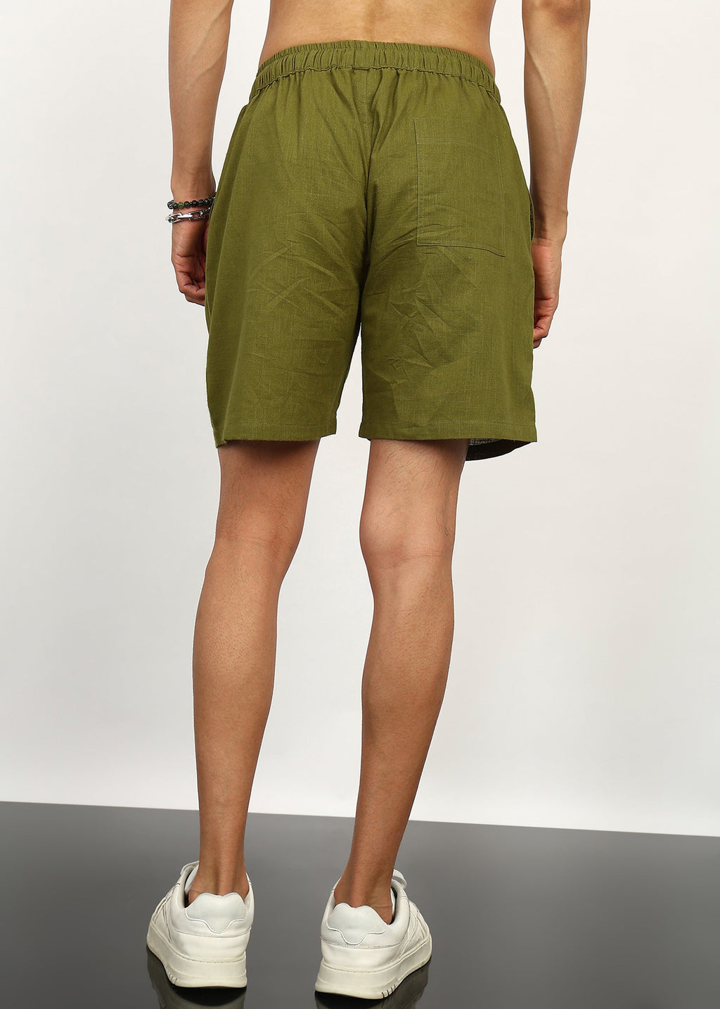 Fabmade Olive Ease Shorts | Grocsy