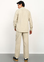 Fabmade Sandline Stripe Linen Set | Grocsy