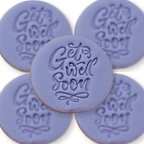 Confect Toppers Cutters | Congratulations Topper Cutter | Fondant Cutter | Celebration Topper Cutter | (Get Well Soon) | Grocsy