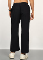 Fabmade Noir Linen Trousers | Grocsy