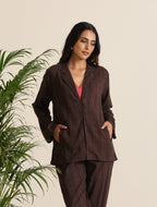 trueBrowns Cola Cotton Dobby Pant Suit Set | Grocsy