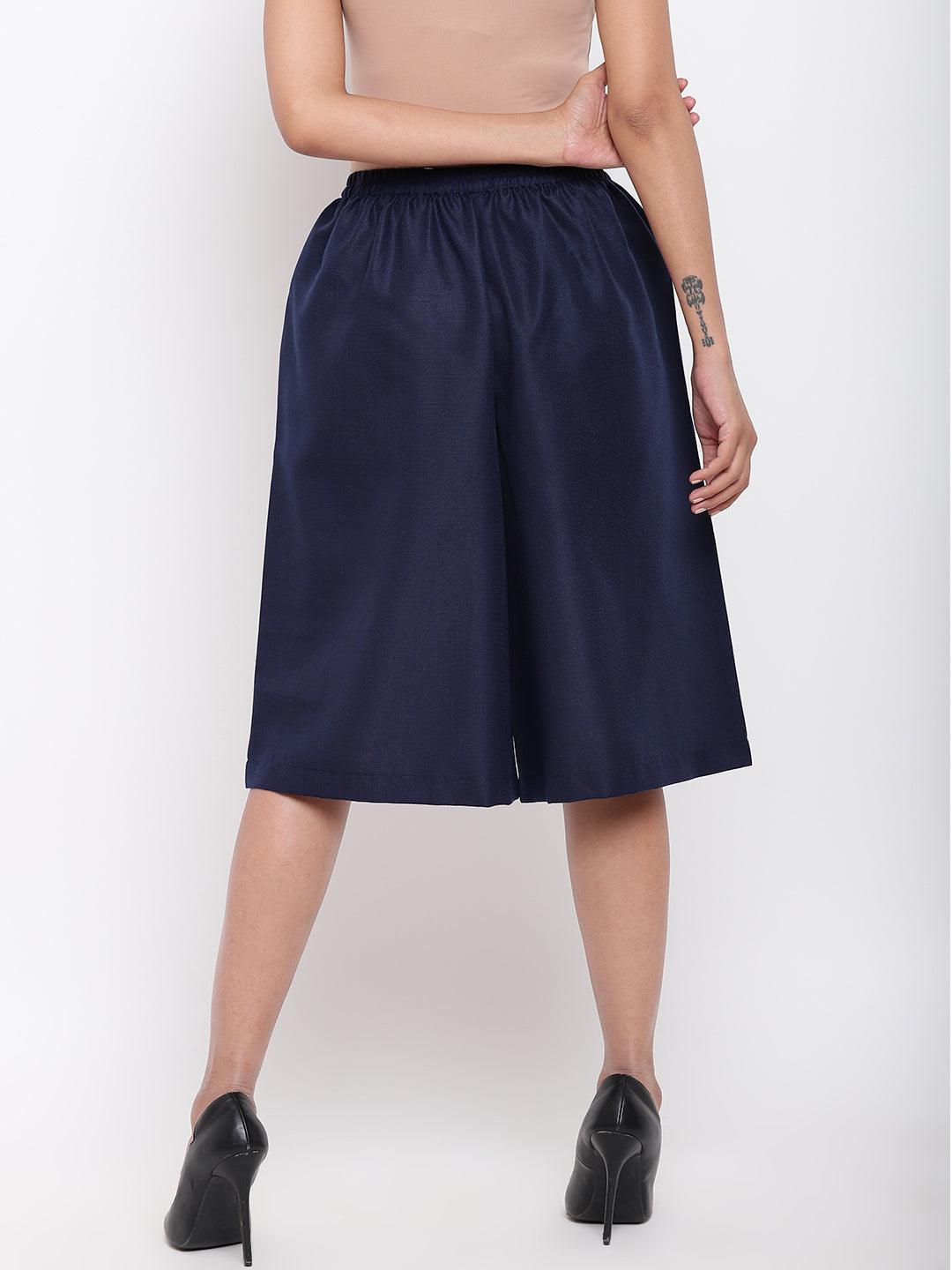 trueBrowns Linen Cotton Blue Pant | Grocsy