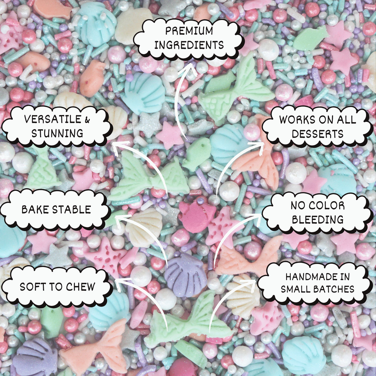Confect Under the Sea Sprinkles for Decoration 05 | Grocsy