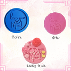 Confect Toppers Cutters | Best Mom Ever Topper Cutter | Fondant Cutter (MDay-Cutters-02) | Grocsy
