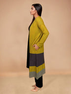 trueBrowns Mustard Woollen Cape | Grocsy