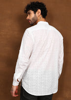 Fabmade Minimal Loom Linen Kurta | Grocsy