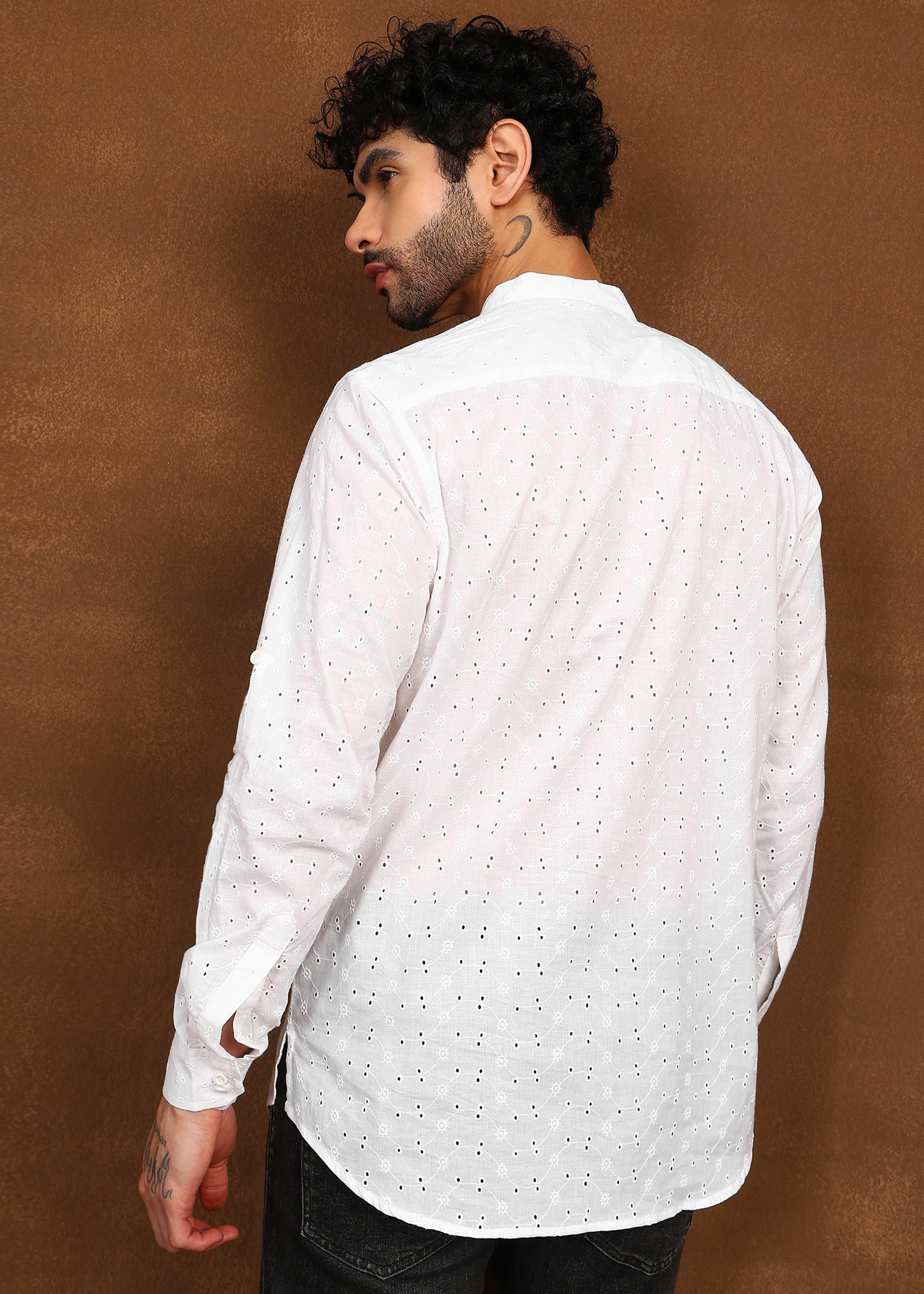 Fabmade Minimal Loom Linen Kurta | Grocsy