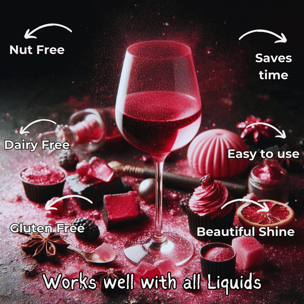 Confect Dahlia Pink | Edible Luster Dust | Grocsy