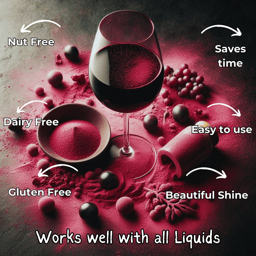 Confect Merlot Mauve | Edible Luster Dust | Grocsy