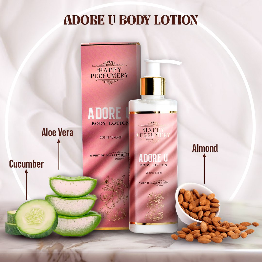 Happy Perfumery Adore U Body Lotion | Grocsy
