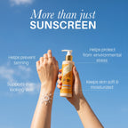 Velleja 2-in-1 Sunscreen Body Lotion SPF 50 PA++++ with 5% Niacinamide & Ceramides | Grocsy