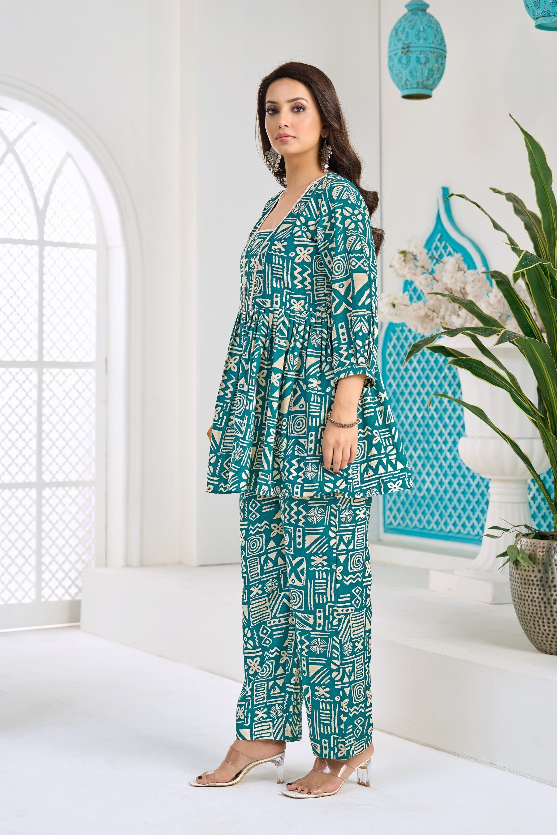 Anaita Rama Stylish Readymade Co-Ords Set | Grocsy