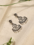 trueBrowns Silver Jaali Earrings | Grocsy