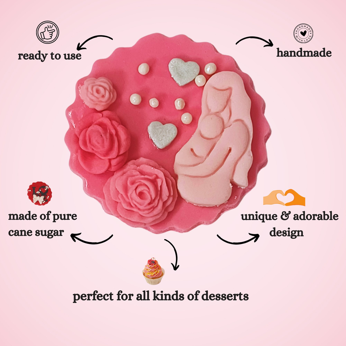 Confect Edible Mother's Day Topper 04 | Grocsy