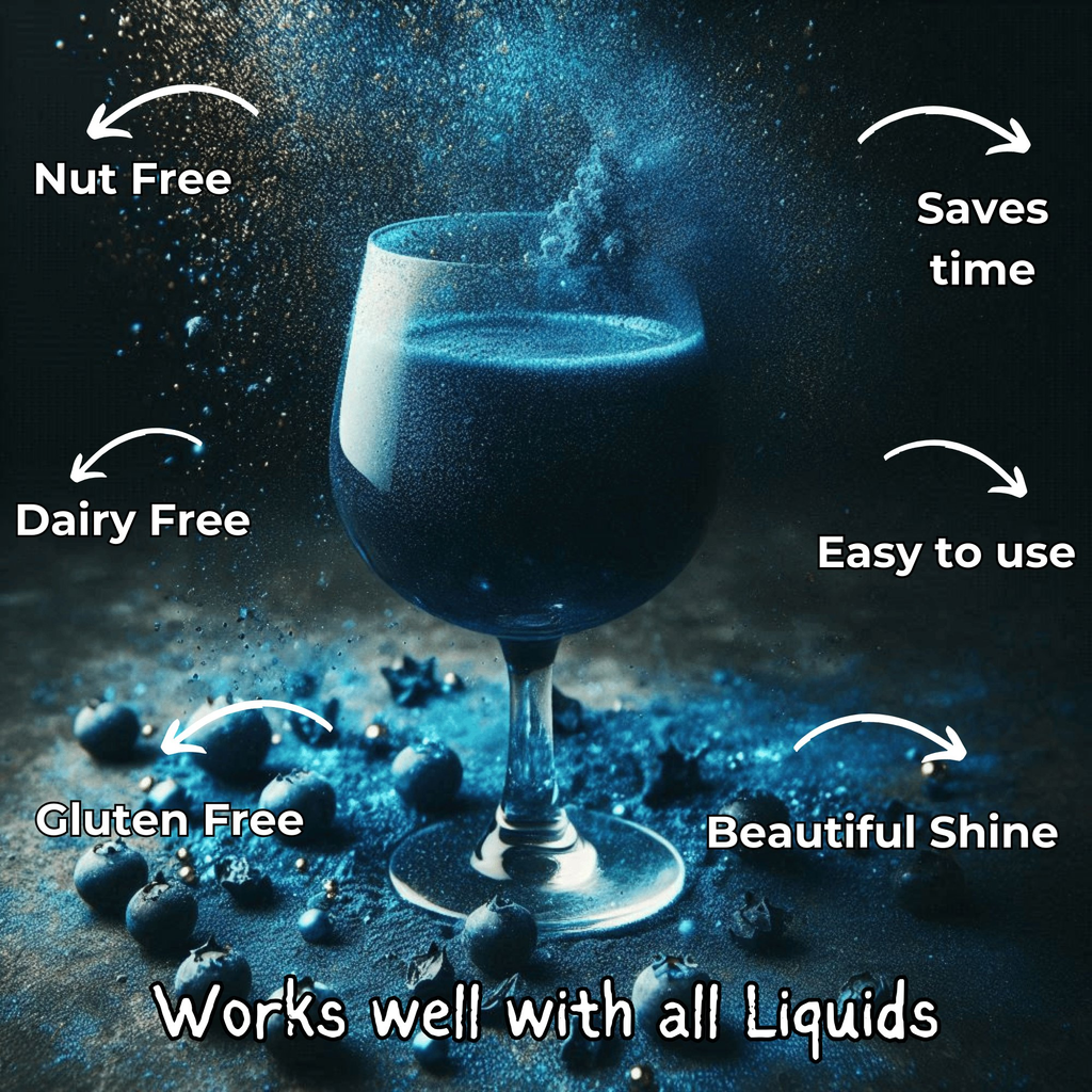 Confect Poppy Blue | Edible Luster Dust | Grocsy
