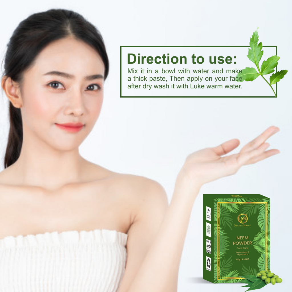 Nuerma Science Neem Powder For Face | Grocsy