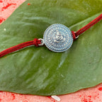 trueBrowns 925 Sterling Silver Embossed Ganesh Idol Thread Rakhi | Grocsy