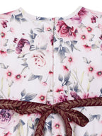 Ahalyaa Girls Printed A-Line Maxi Kids Ethnic Dresses | Grocsy