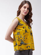 InWeave Quirky Sleeveless Top | Grocsy