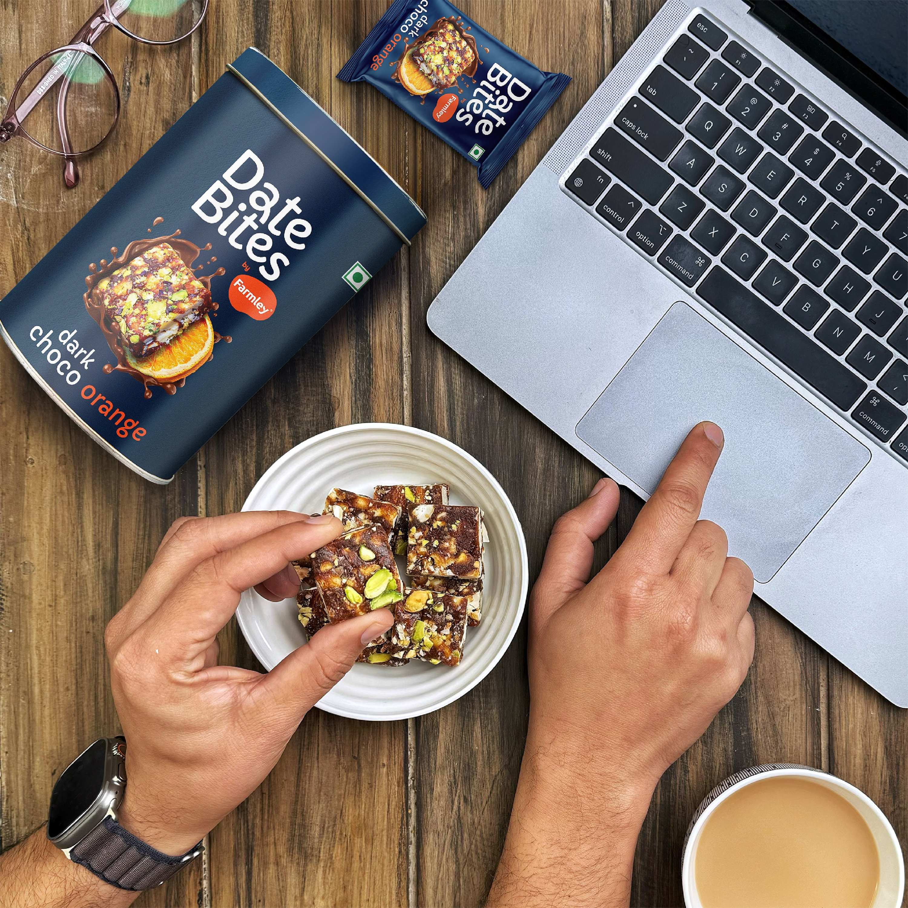 Farmley Date Bites Dark Choco Orange - No Added Sugar | Grocsy